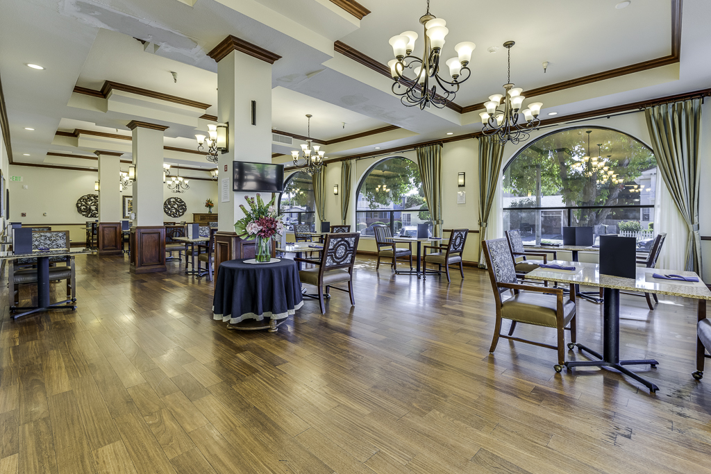 San Leandro Senior Living common area