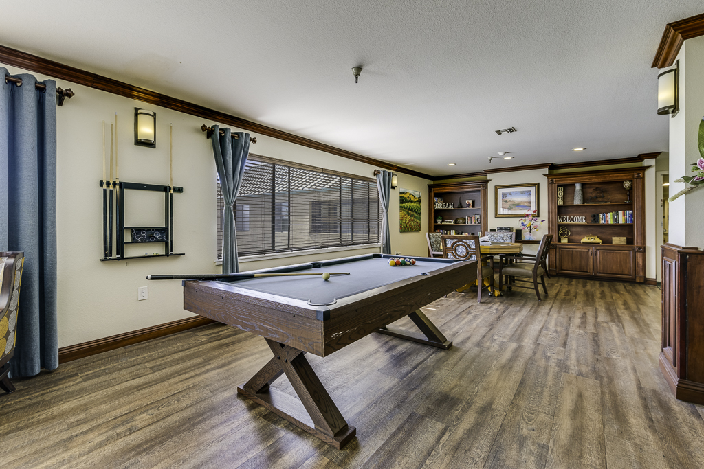 San Leandro Senior Living game room